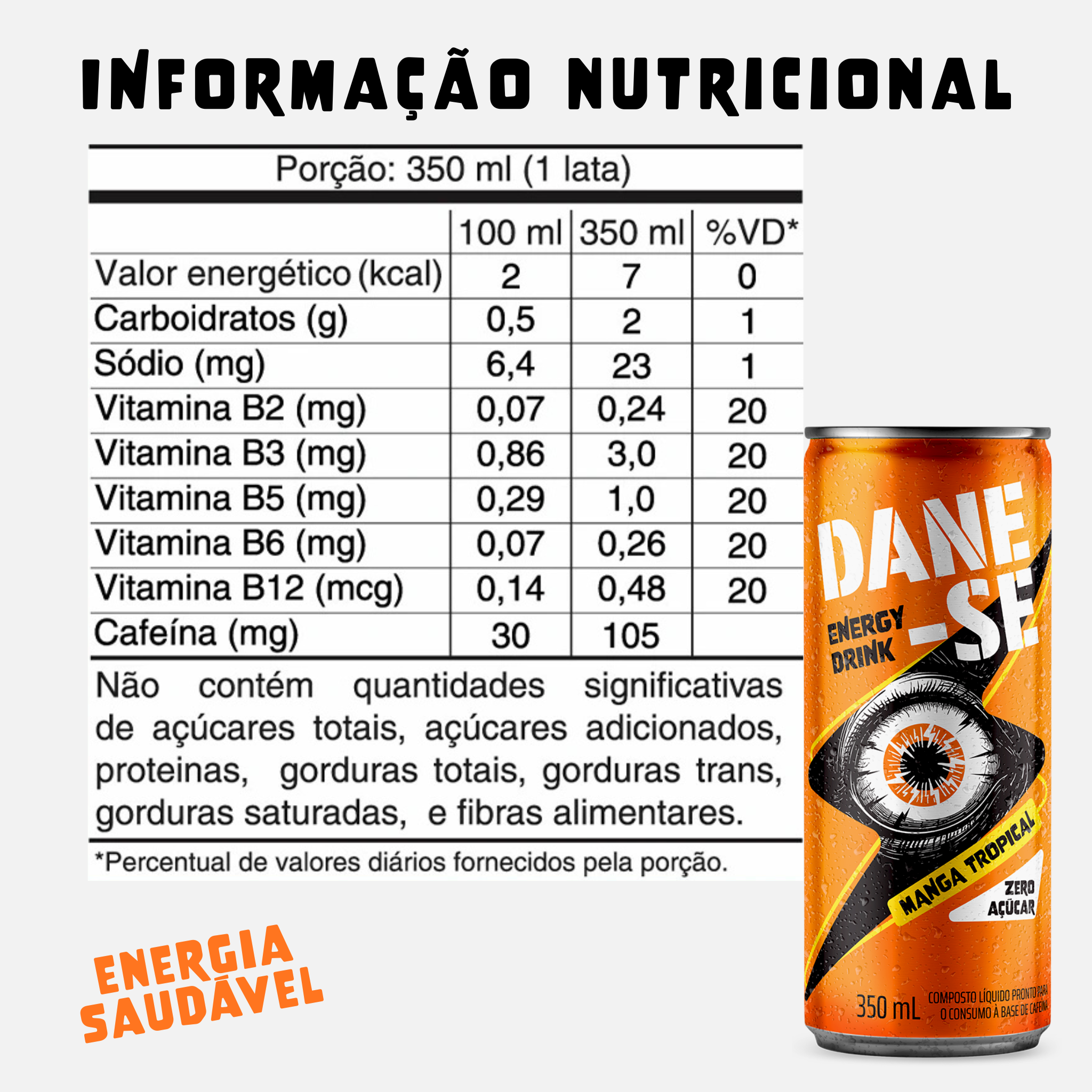 Energético Manga Tropical - Pack 6 uni.