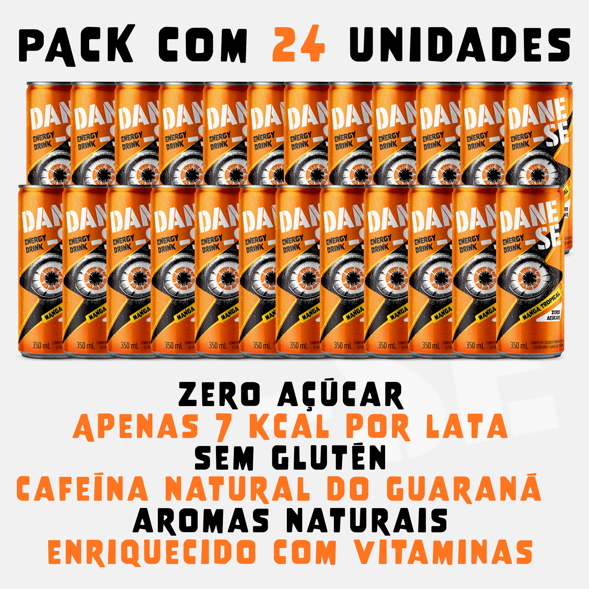 Energético Manga Tropical - Pack 24 uni.
