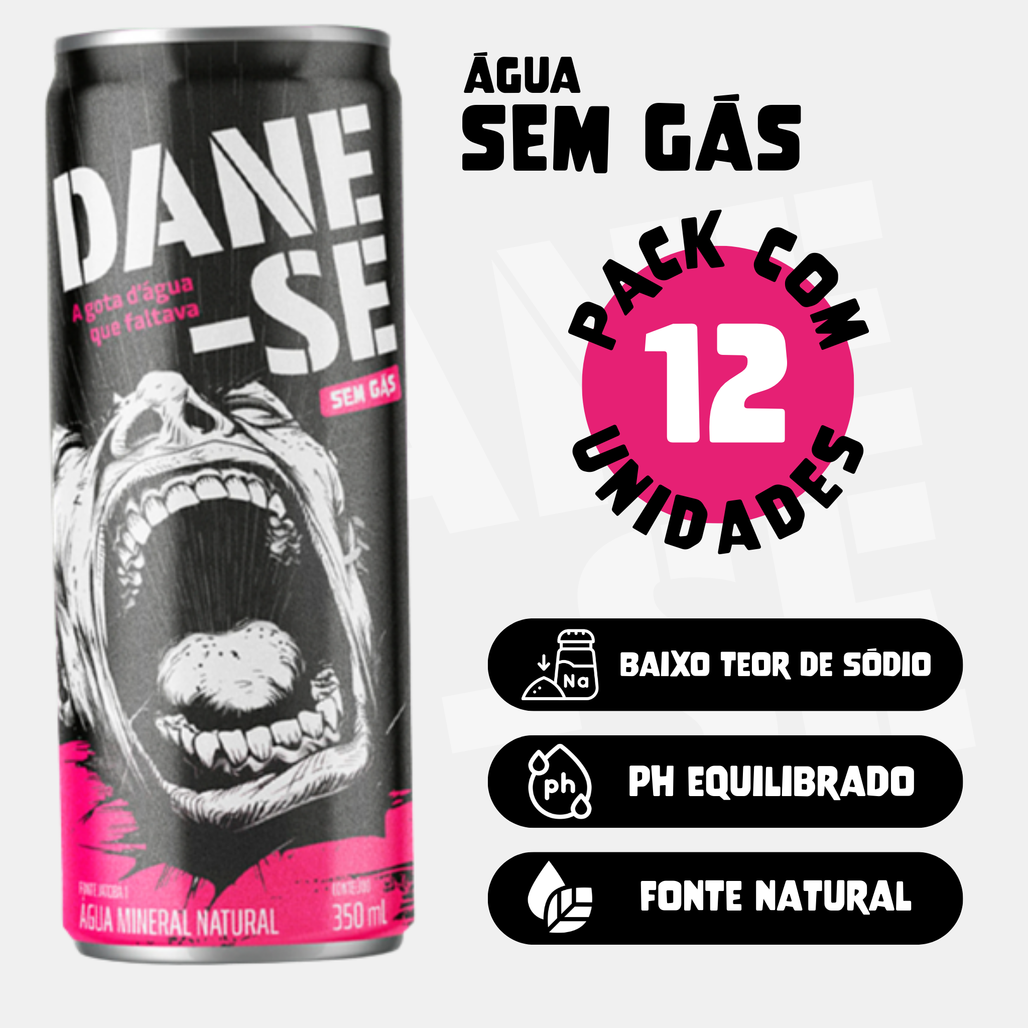 Água Sem Gás - Pack 12 uni.