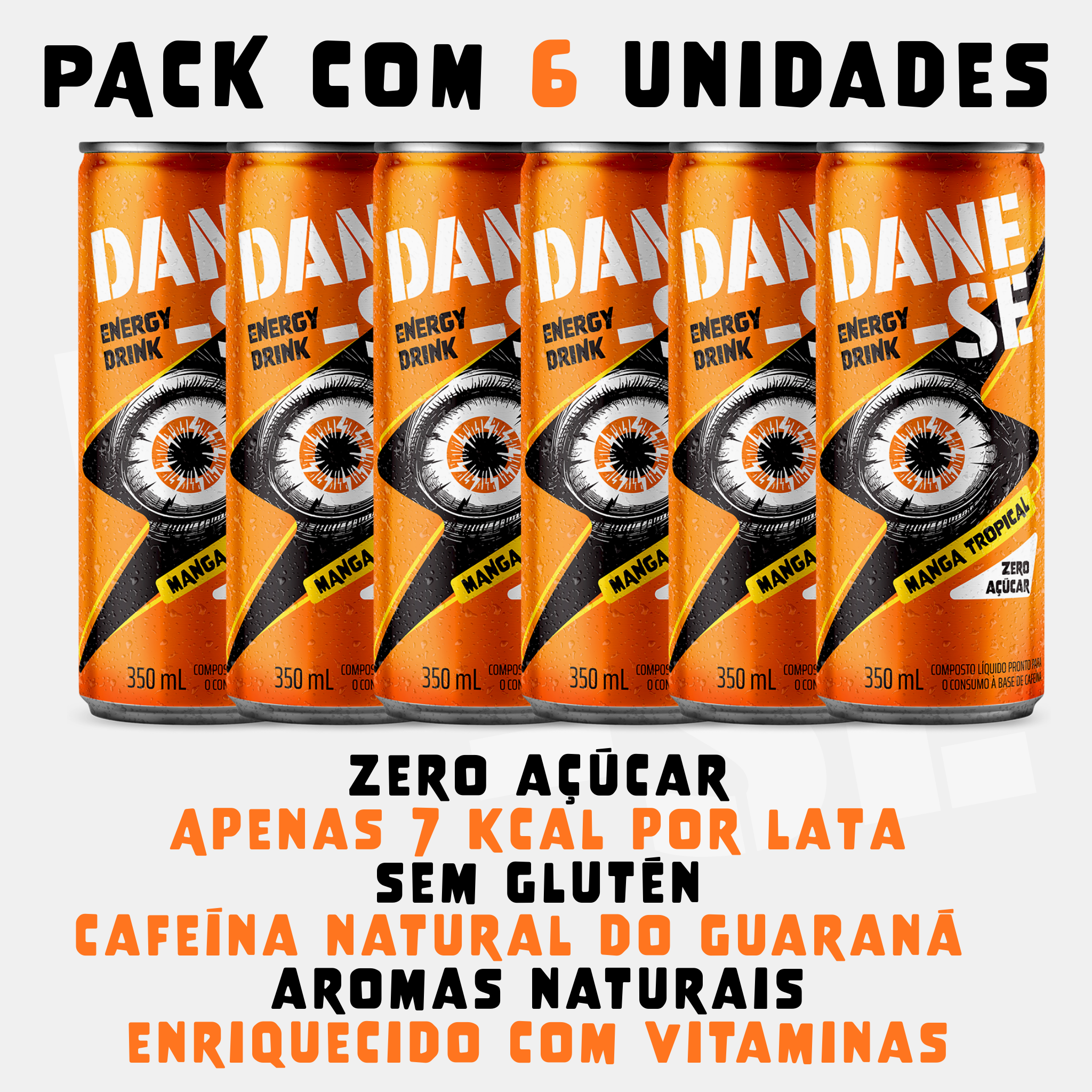 Energético Manga Tropical - Pack 6 uni.