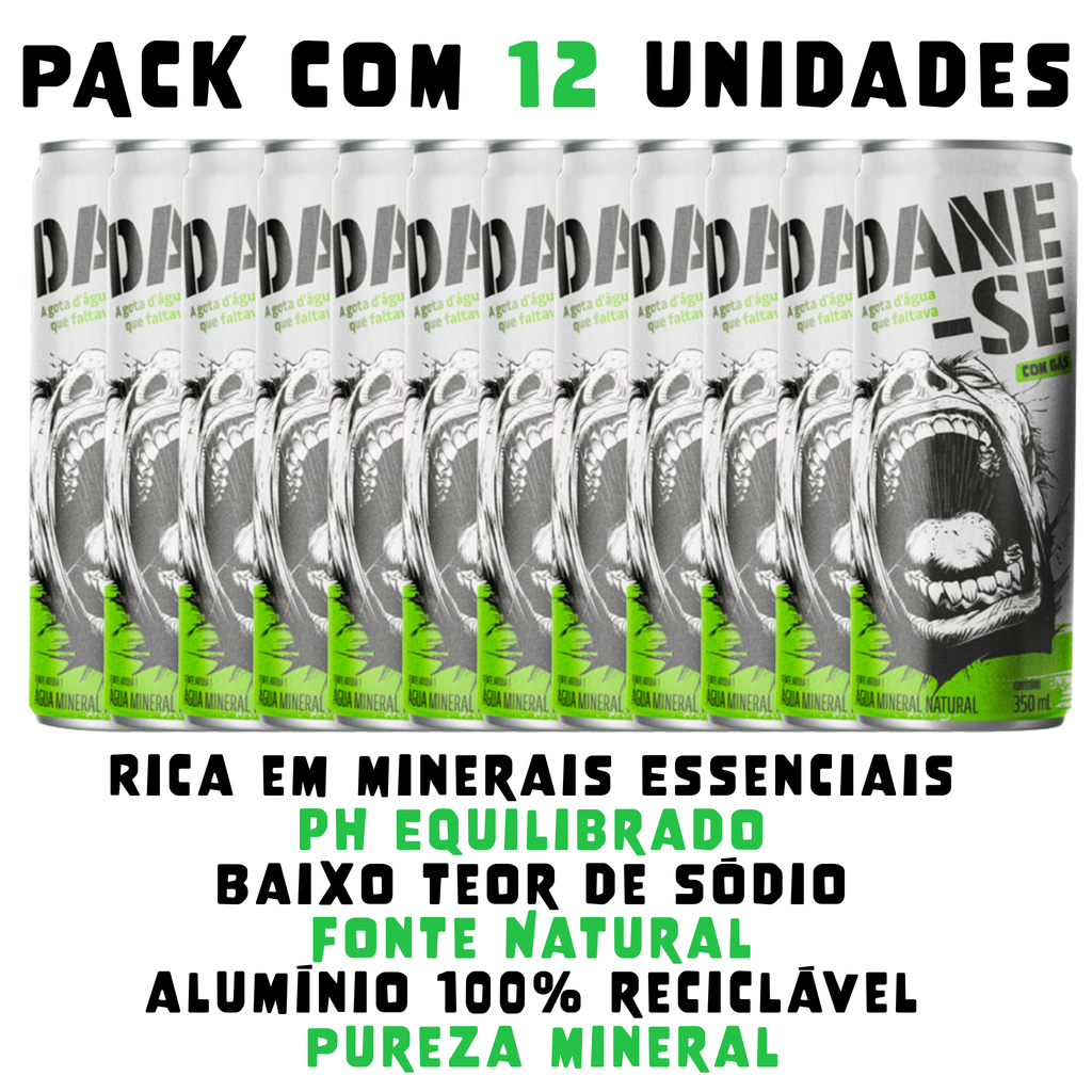 Água Com Gás - Pack 12 uni.