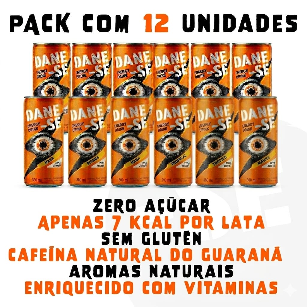 Pack energético manga 12 uni.