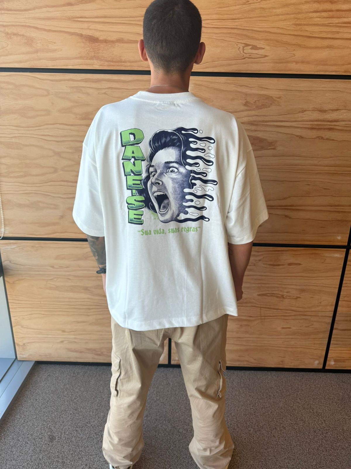 Camiseta Dane-se  Off White